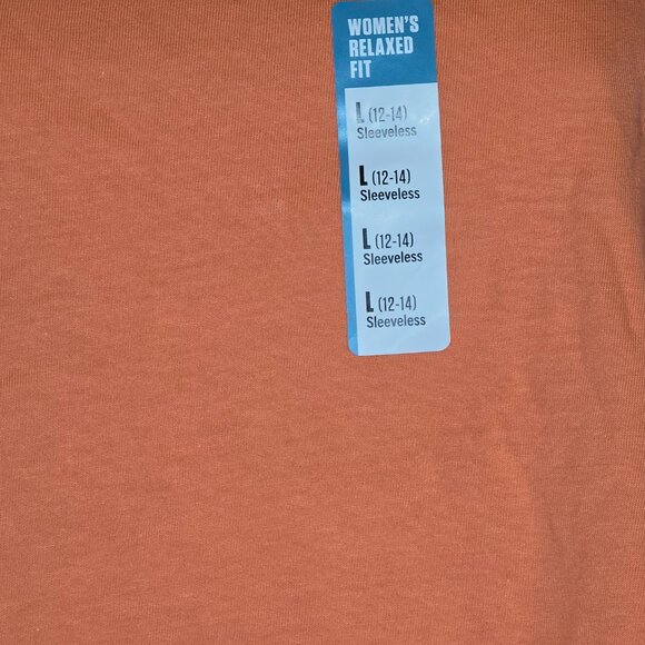 Carhartt Relaxed Fit Lightweight Tank in Fresh Salmon, Women's Size L, NWT - Picture 3 of 7